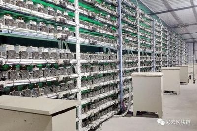 An expansive mining farm dedicated to cryptocurrencies like Monero, highlighting the secure and efficient hosting setups available today