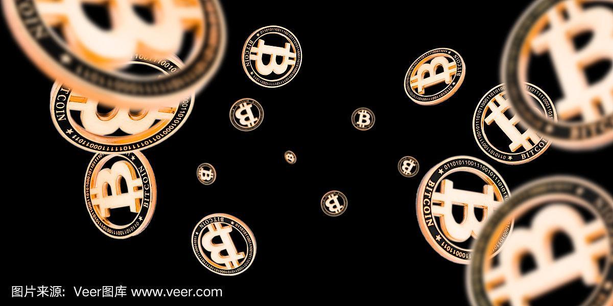 A vivid depiction of Bitcoin's blockchain in action, illustrating the intense energy demands of mining operations