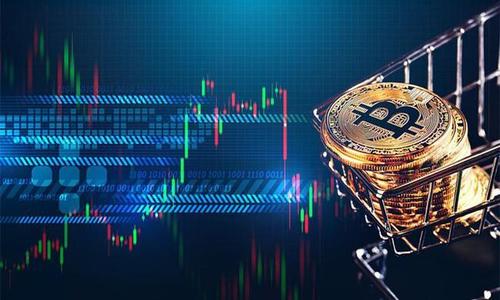 The Bitcoin logo superimposed on a circuit board, representing the technological foundation of cryptocurrency mining.